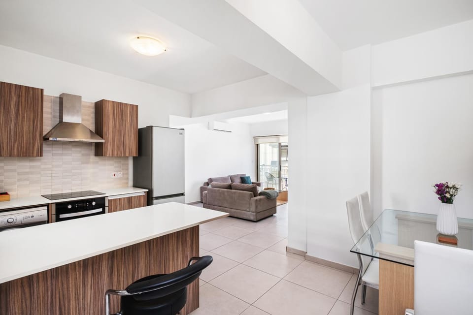 Living room, kitchen