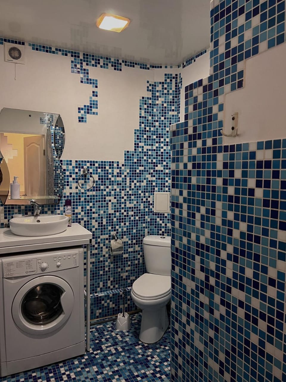 Shower, Toilet, washing machine