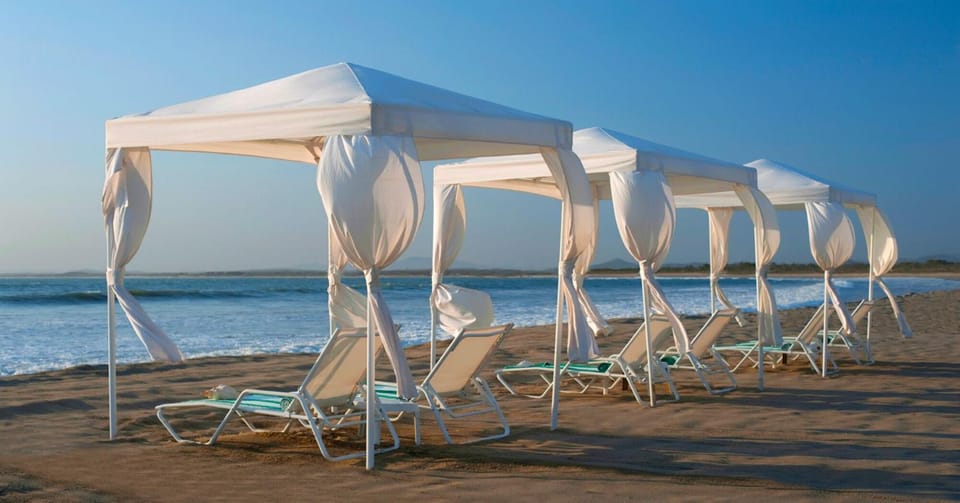 Day, Natural landscape, Beach, Sea view, sunbed