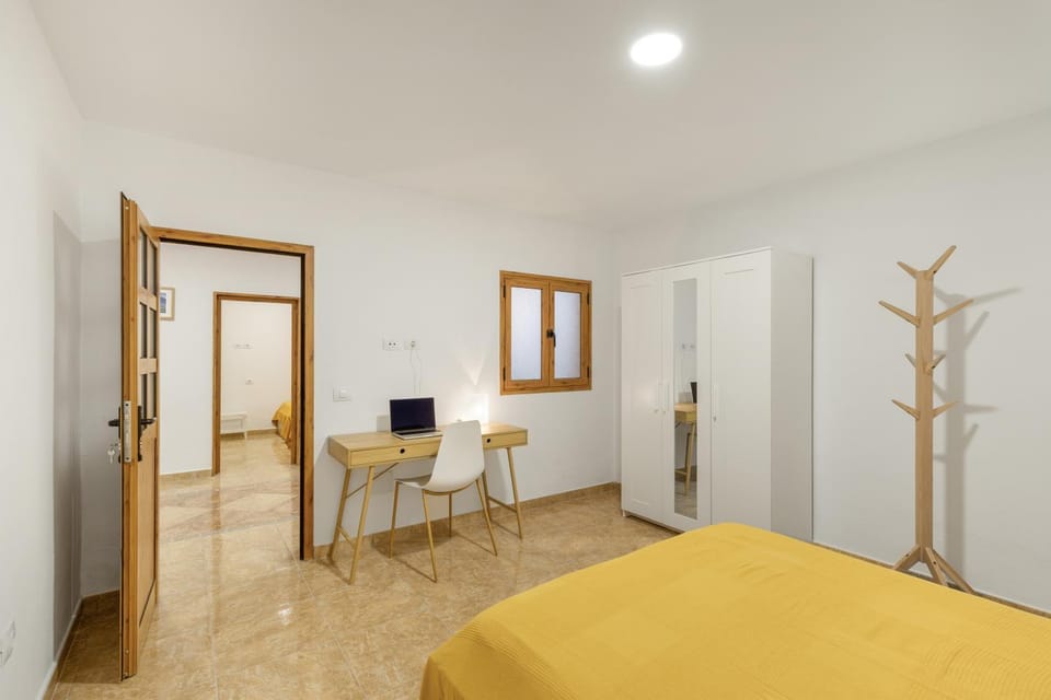 Property building, Living room, Bedroom