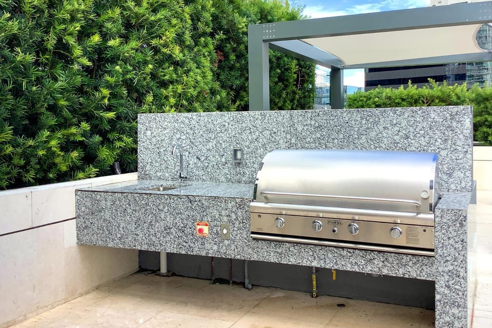Property building, BBQ facilities