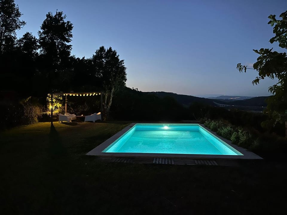 Night, Pool view