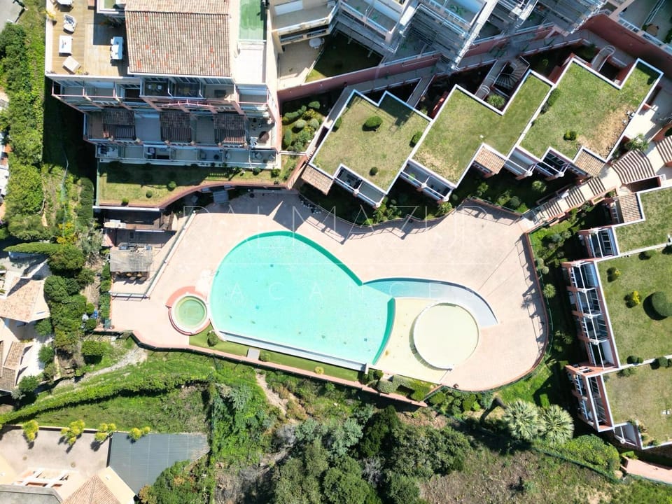 Property building, Day, Natural landscape, Bird's eye view, Pool view, Swimming pool, Location