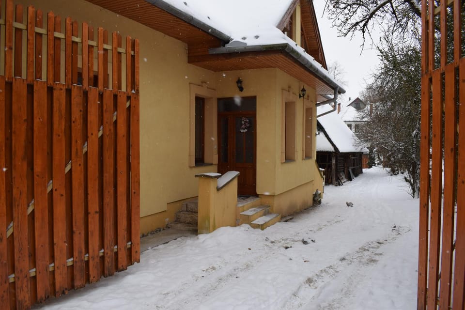 Property building, Day, Winter