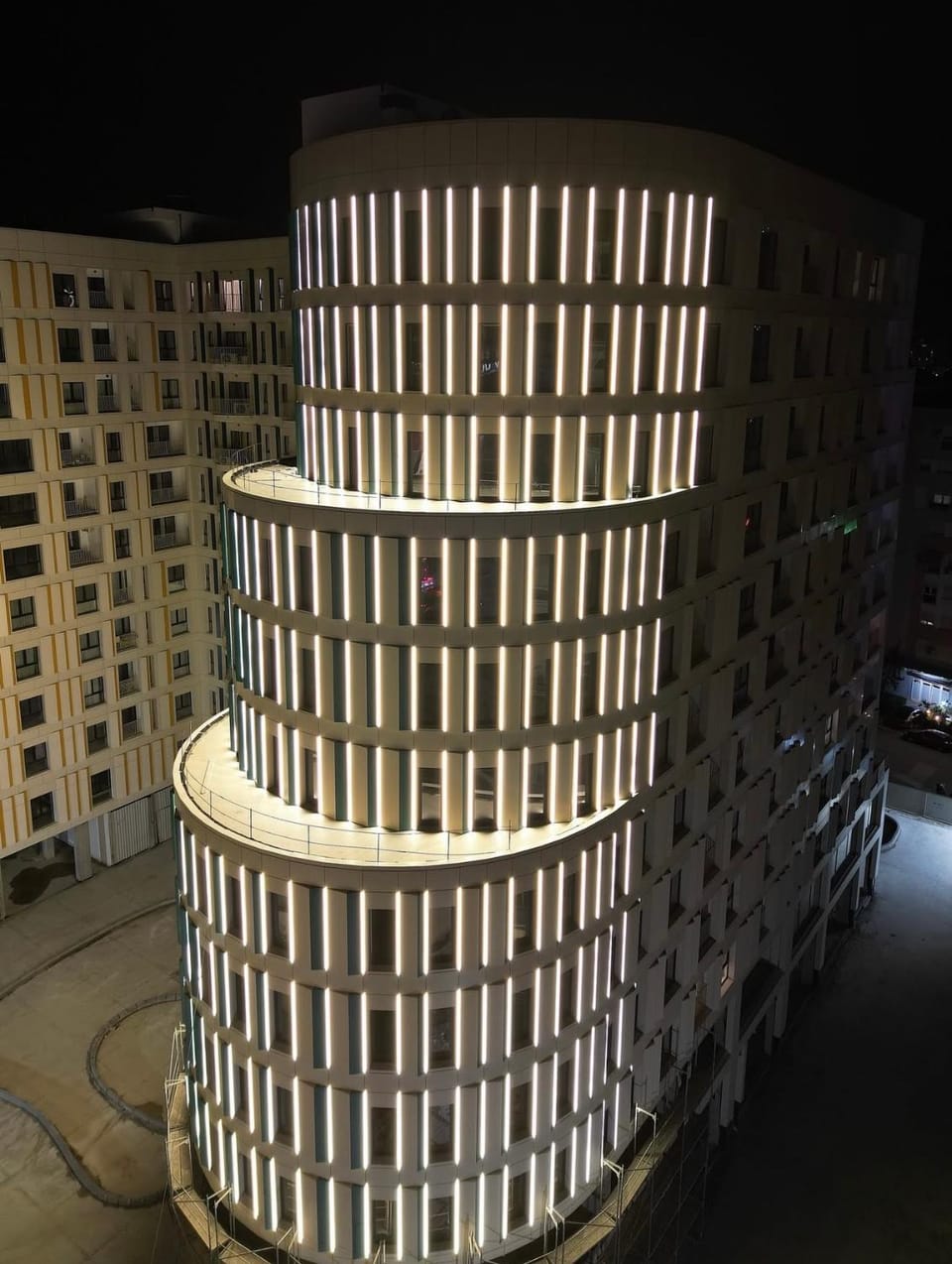 Property building, Night