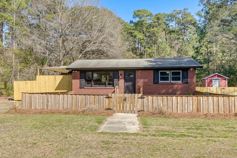Deck & Spacious Yard! Wilmington Gem on Half-Acre House in New Hanover County