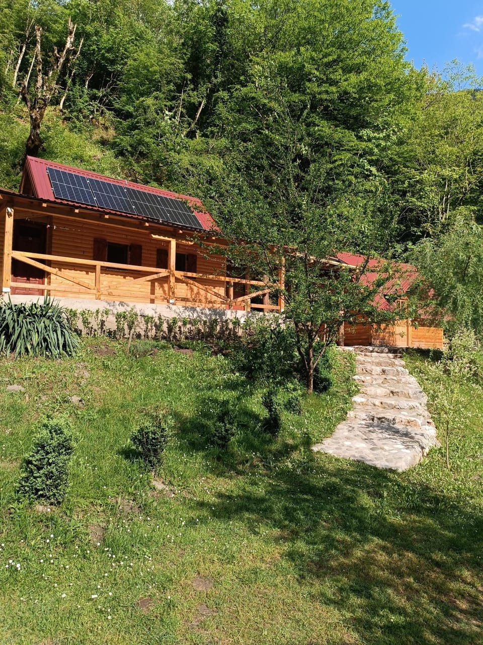 Property building, Garden view