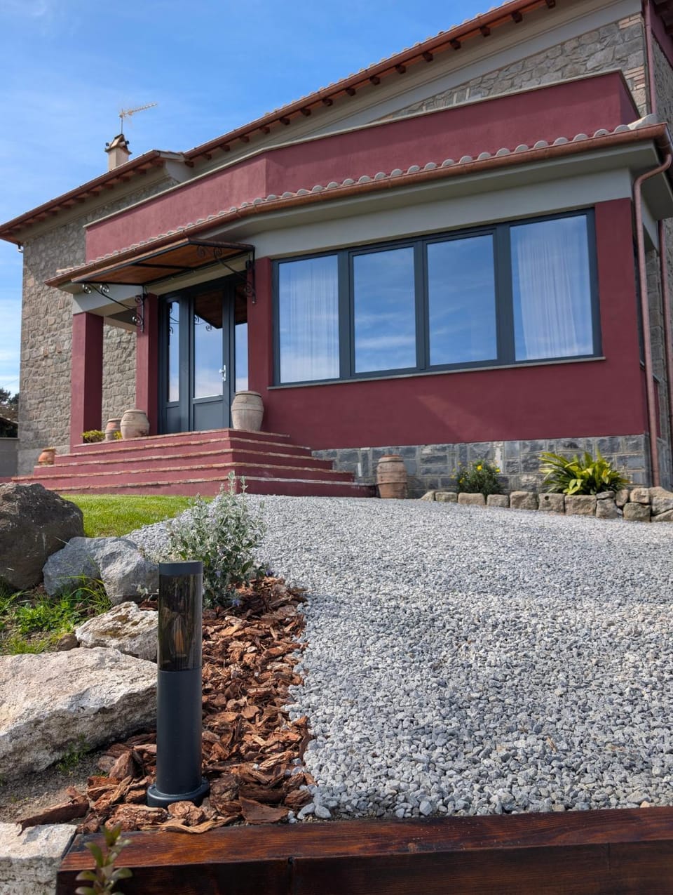 Property building, Garden view