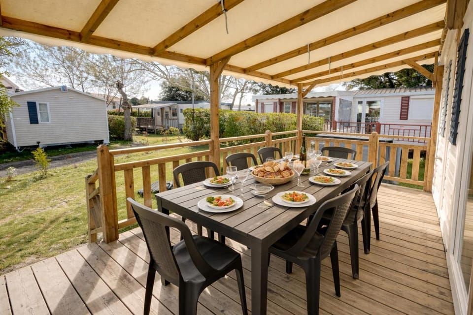 Mobilhome L'Instant Vacances - La Plage House in Mimizan