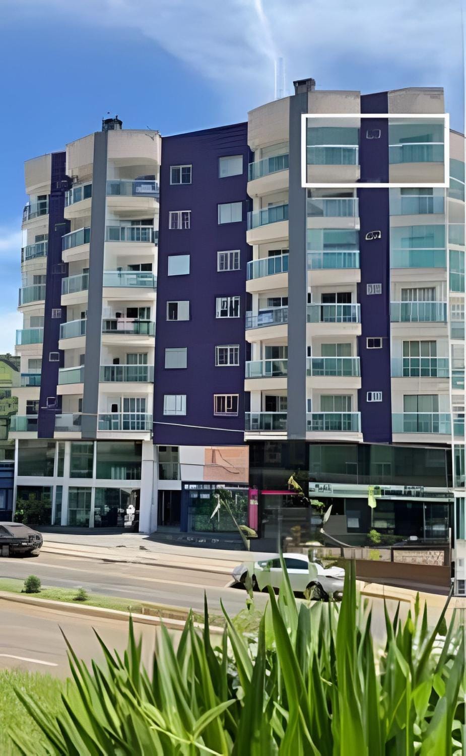 Apto Copo Leite|3Q c|Sacada,Churrasqueira,frente Av Apartment in State of Santa Catarina