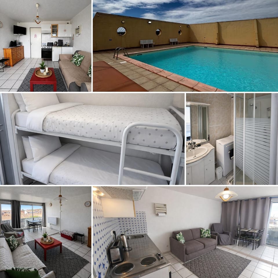 Grand Sud - Climatisation, piscine, parking Apartment in Gruissan