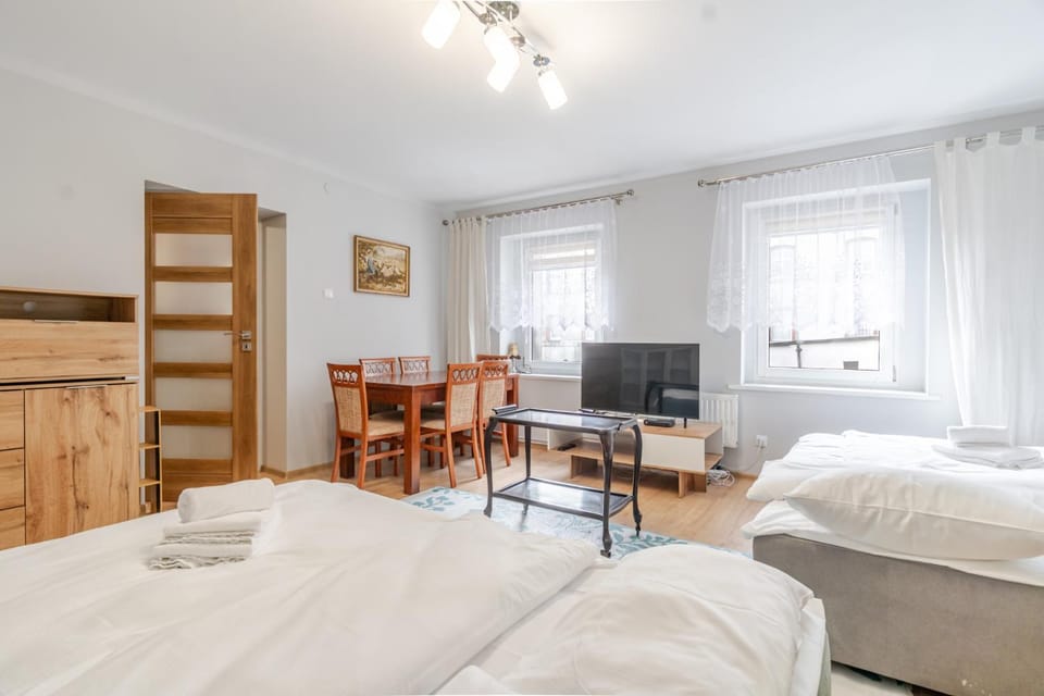Bed, TV and multimedia, Living room, Photo of the whole room, Seating area, Dining area, Evening entertainment, towels