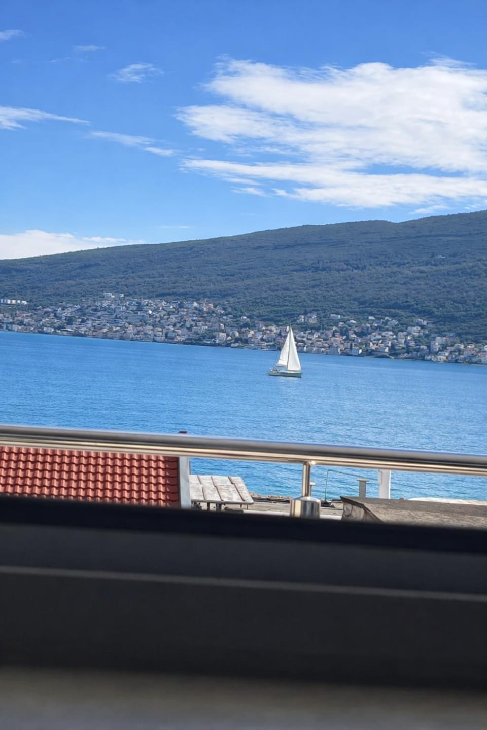 Seafront Apartment with Stunning Sea View in Baošići Apartment in Kotor Municipality