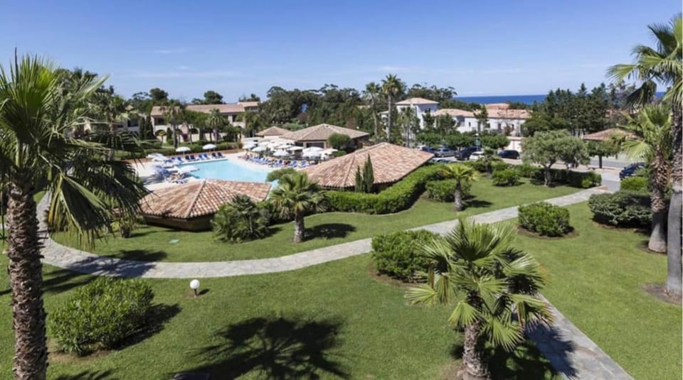 Bird's eye view, Garden, Pool view, Sea view
