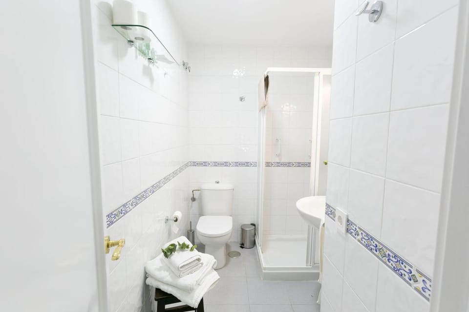 Shower, Toilet, towels