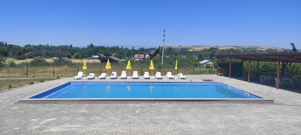 Pool view, Swimming pool, sunbed