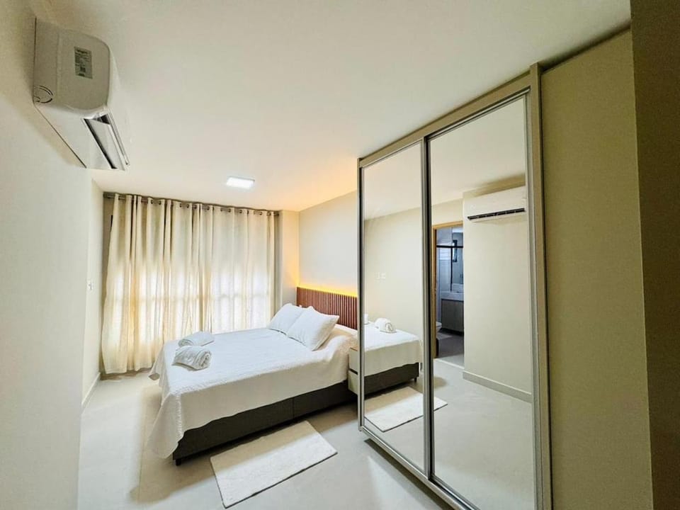 Apartamento Opus Vaca Brava em frente a shopping e ao parque vaca brava Apartment in Goiania