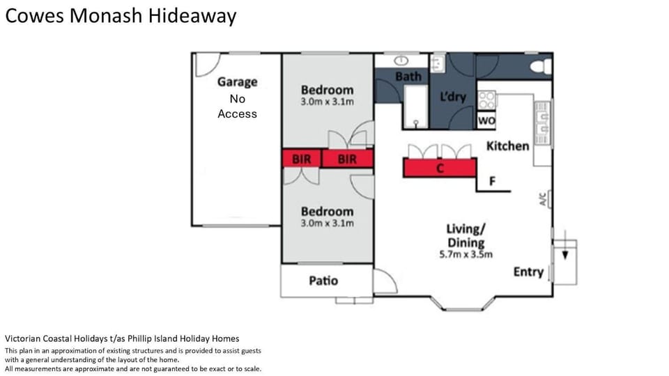 Cowes Monash Hideaway House in Cowes