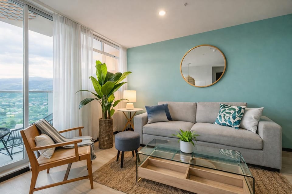 Natural landscape, Living room