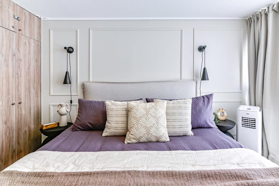 Bed, Photo of the whole room, Bedroom, wardrobe