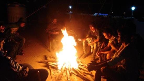 Night, People, group of guests