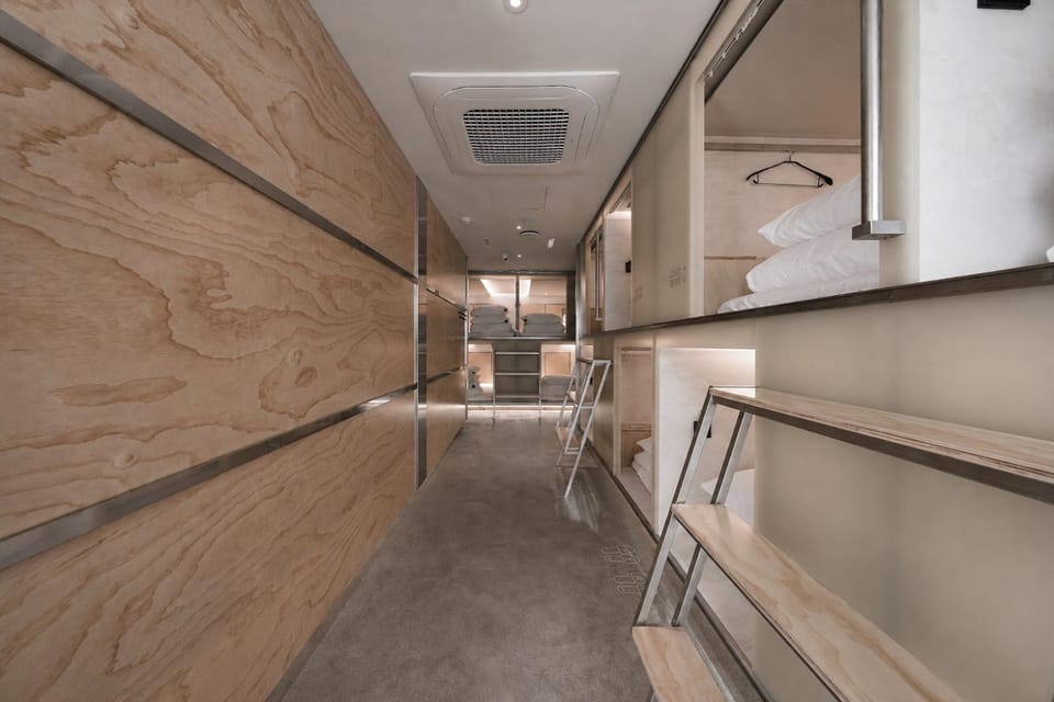 At gangnam seoul Capsule hotel in Seoul