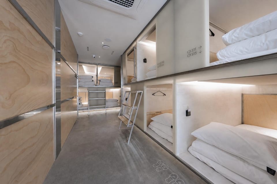 At gangnam seoul Capsule hotel in Seoul
