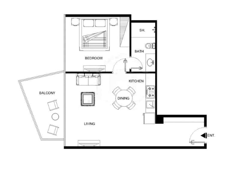 Free housekeeping visits during your stay - StayShort - Scenic Canal View 1BR in Business Bay Sleeps 4 Apartment in Dubai