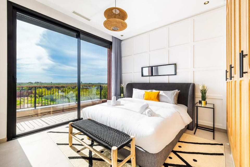 Bedroom, Garden view, Mountain view, Pool view, heating, air conditioner