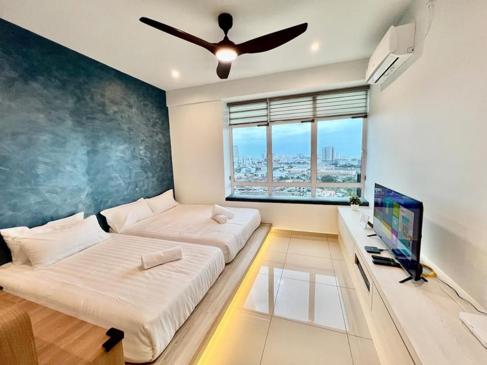 Melaka Nova-8 Studio City-View-3pax-TV Box-WiFi Apartment in Malacca