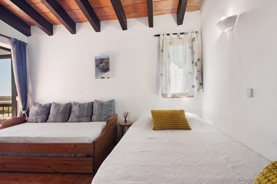 Property building, Living room, Bedroom