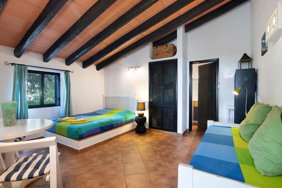 Property building, Living room, Bedroom