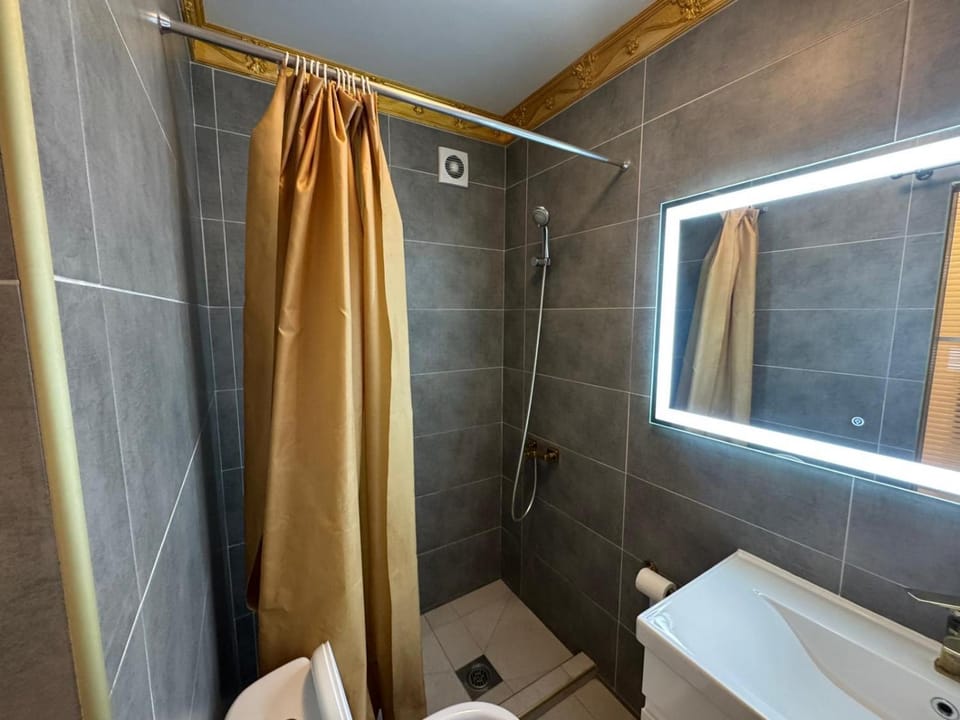 Shower, Toilet, Bathroom, towels