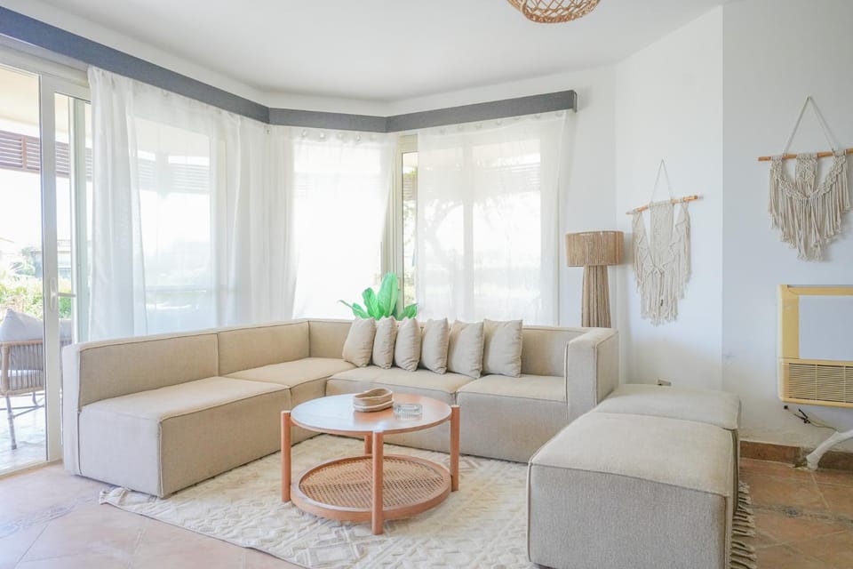 Boho 3BR Duplex with Garden & Modern Interior Apartment in Egypt