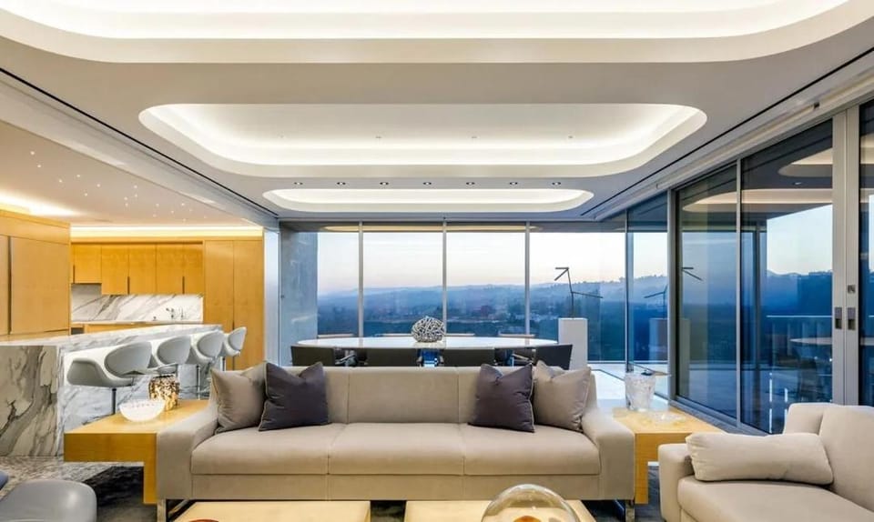Spacious 3-Bedroom Condo with Panoramic City Views Apartment in West Hollywood