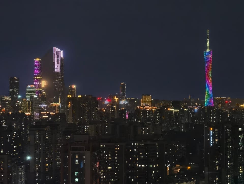 Property building, Night, City view