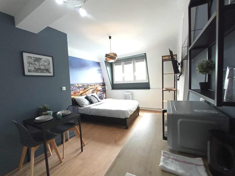 Spacieux studio avec baignoire wifi gratuit Apartment in Hauts-de-France