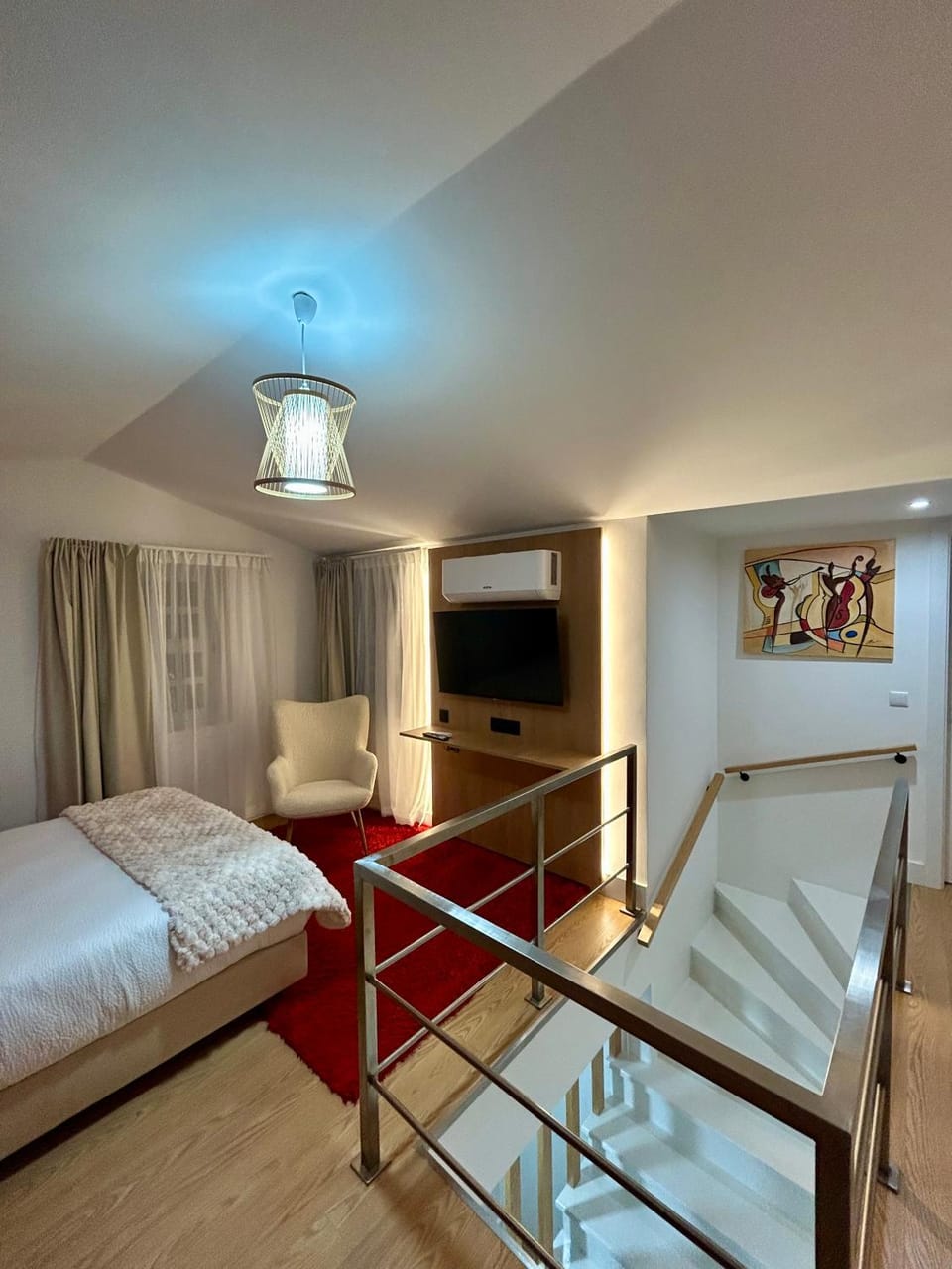 Communal lounge/ TV room, Bed, TV and multimedia, Photo of the whole room, Evening entertainment, Bedroom, towels