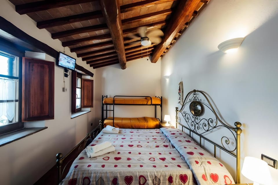 Property building, Living room, Bedroom