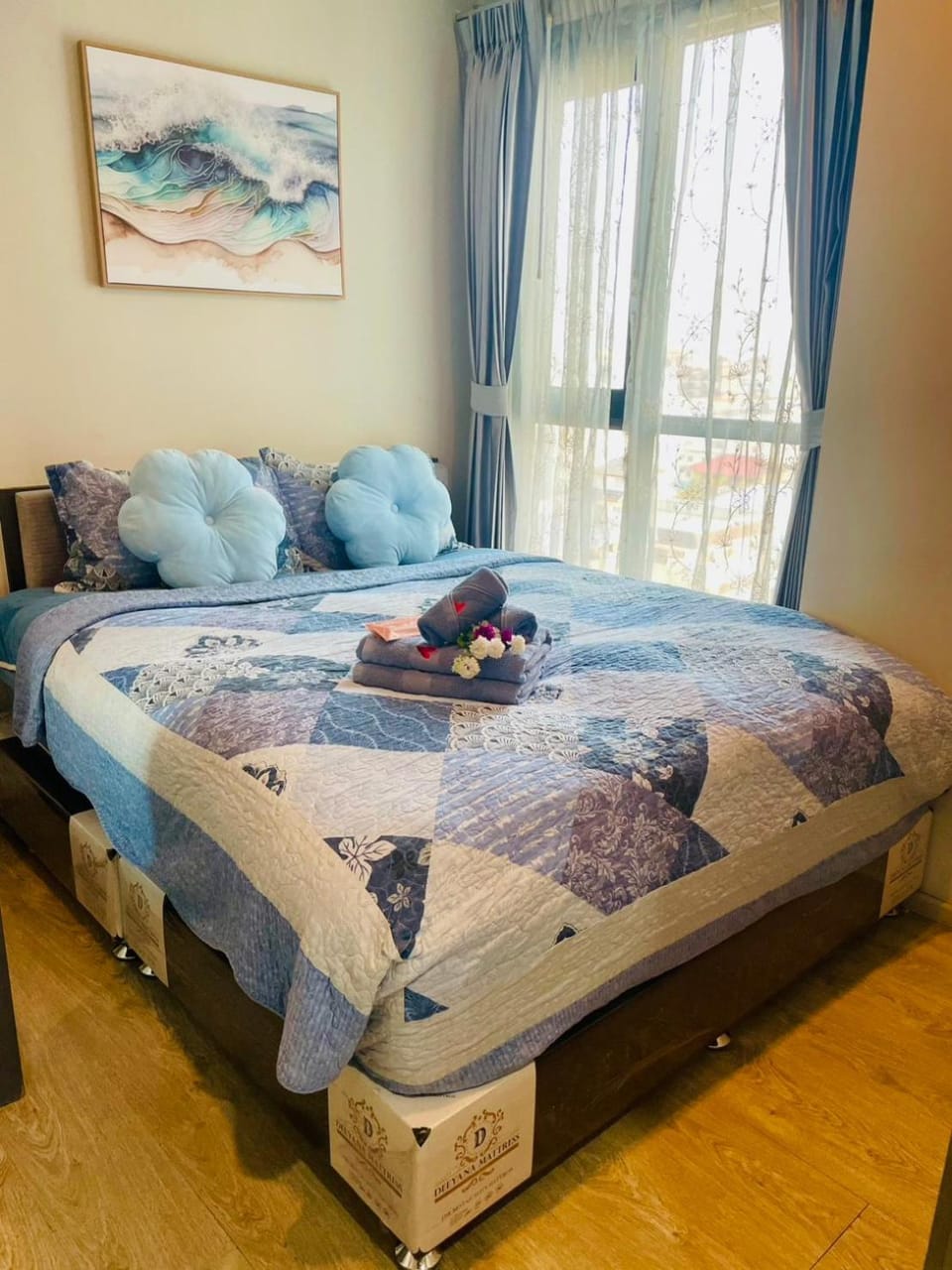 The base Central Pattaya 2bed 2bath by Numam Apartment in Pattaya City