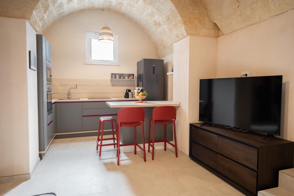 Living room, kitchen