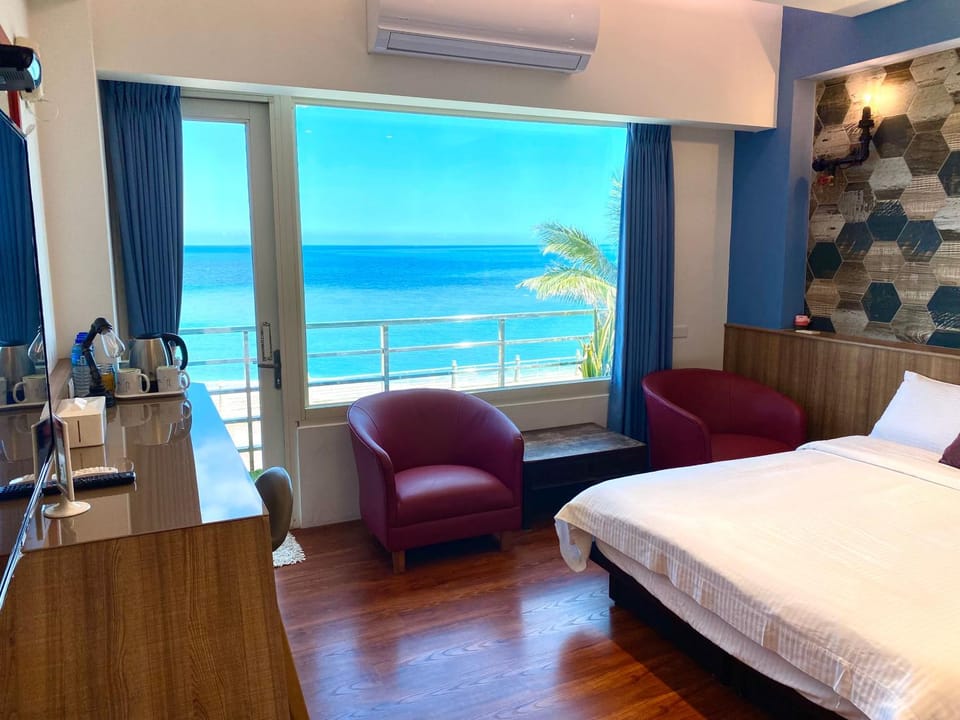 View (from property/room), Bedroom, Sea view
