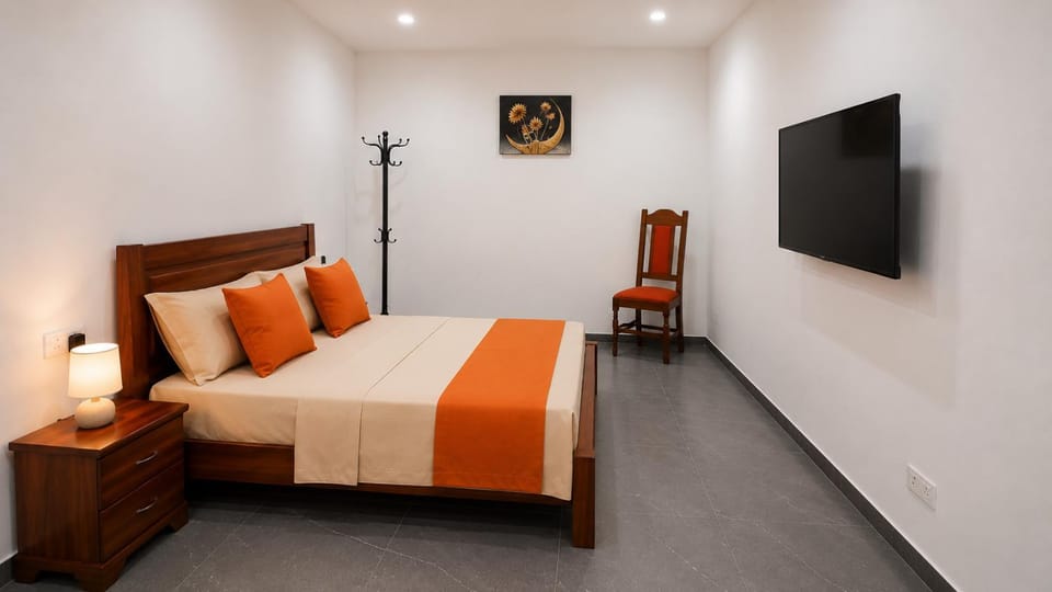 Bed, TV and multimedia