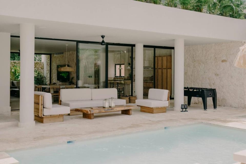 Patio, Seating area, Pool view, Swimming pool