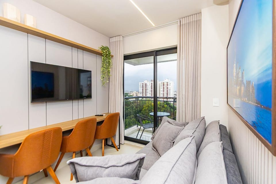 Apto de 1q Premium p/ 5 pessoas, c/garagem-PLU0605 Apartment in Curitiba