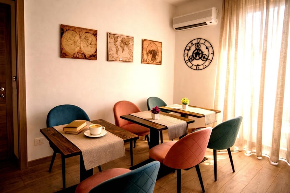 Dining area, air conditioner