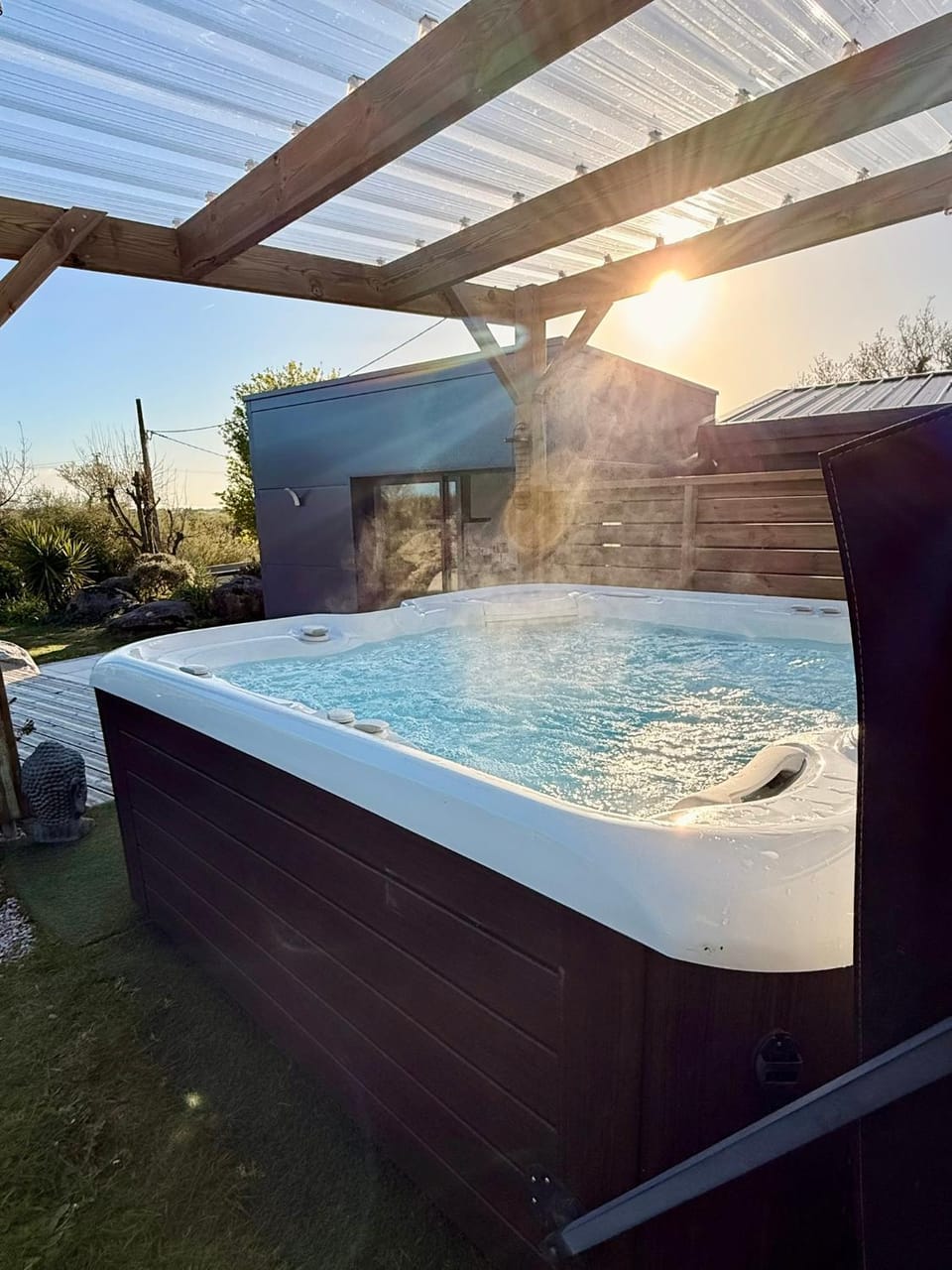 Hot Tub, Sunset