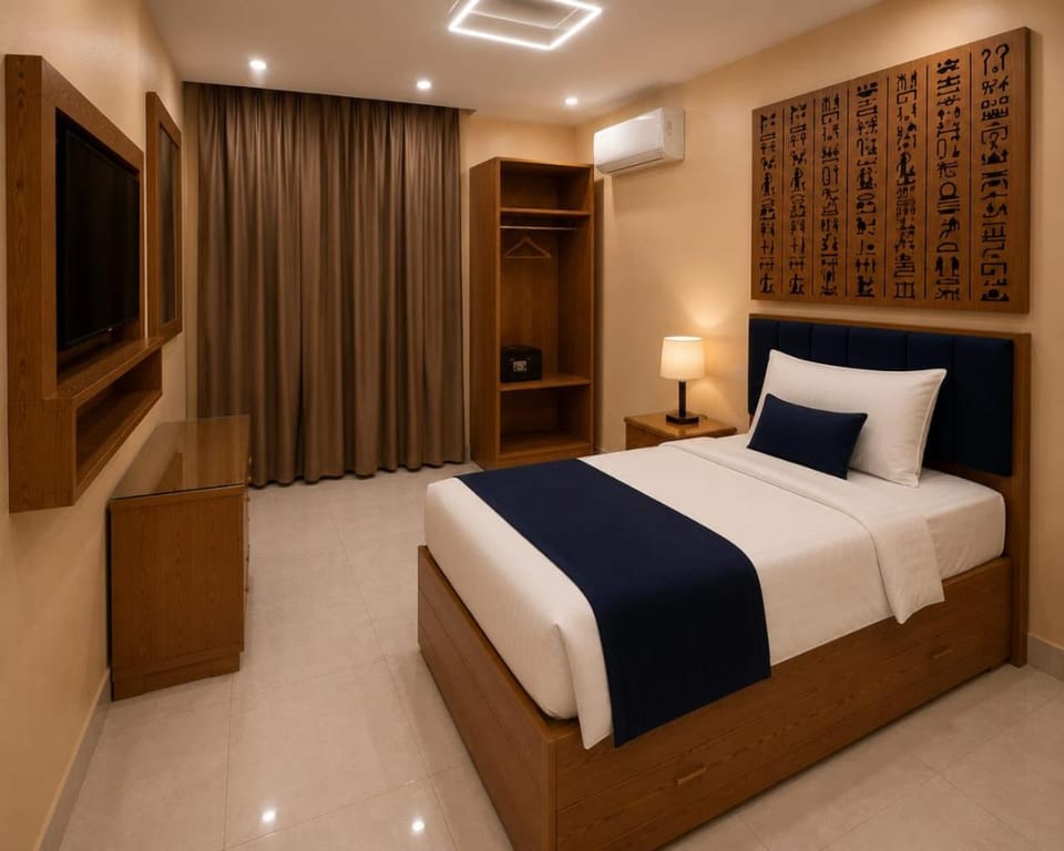 Bed, TV and multimedia, Photo of the whole room, Bedroom, wardrobe, air conditioner