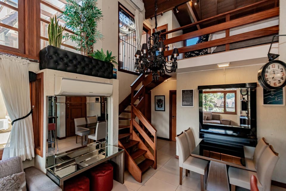 Linda Cobertura Duplex em Condomínio Central Apartment in Gramado