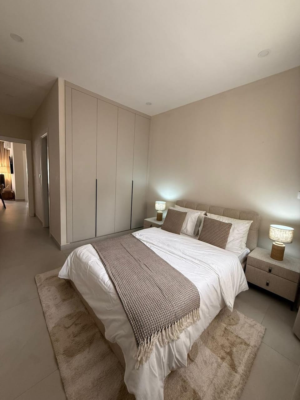 Bed, Photo of the whole room, Bedroom, wardrobe